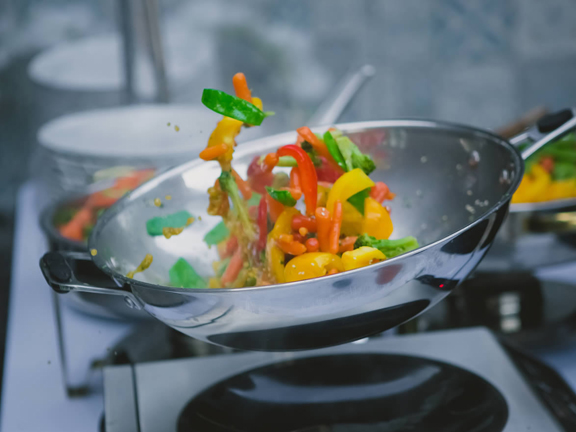 Овощи в воке