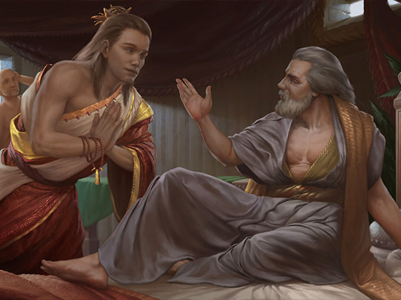 Вималакирти нирдеша сутра. Оглавление