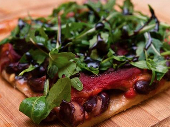 Пицца с рукколой