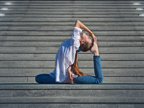 Поза голубя