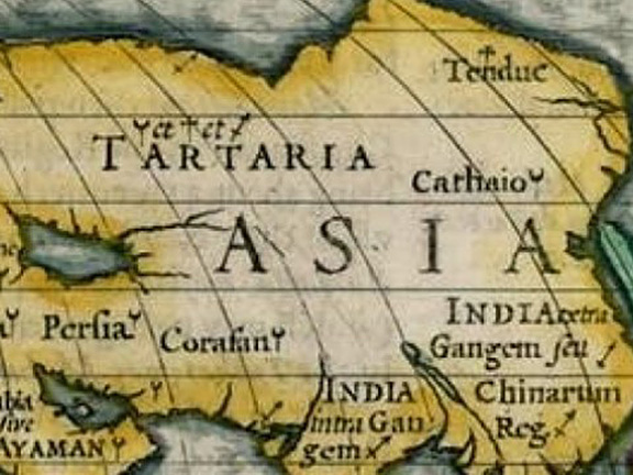 старая карта с тартарией