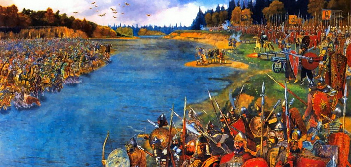 бой на реке фото