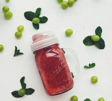 Виноградно-вишневый смузи