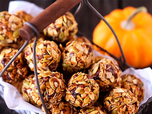 Тыквенно-овсяные шарики