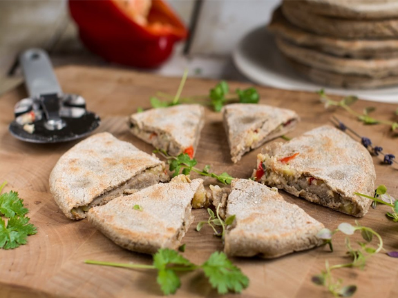 Гречневые лепешки с начинкой