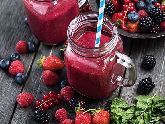 Ягодный смузи