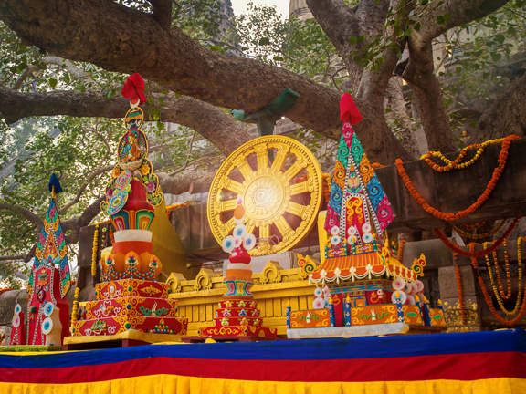 дерево бодхи и колесо сансары