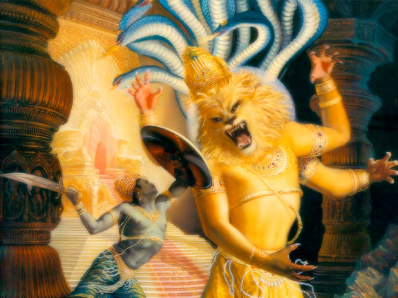 Нарасимха Дэва: Явление, Мифология и Почитание Божественного Защитника