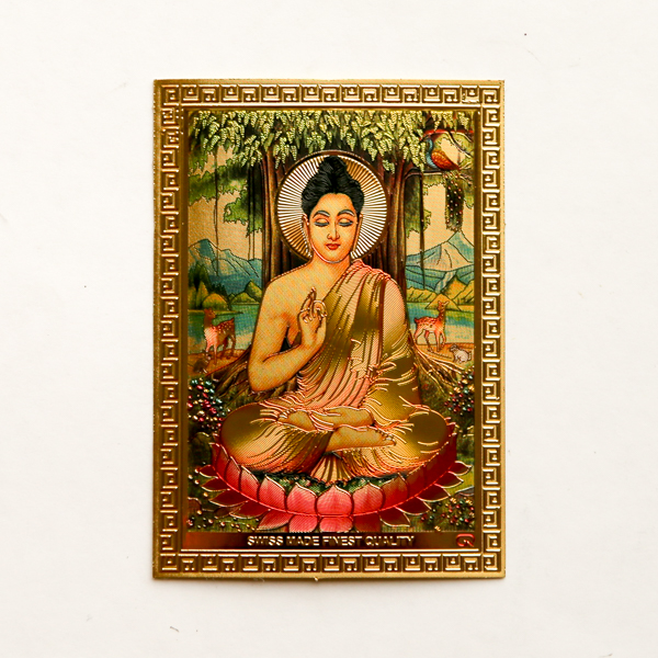 Наклейка Будда (прямоугольная)