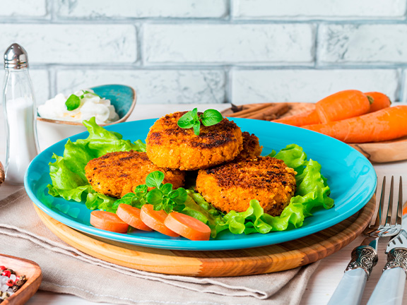 Морковные котлетки