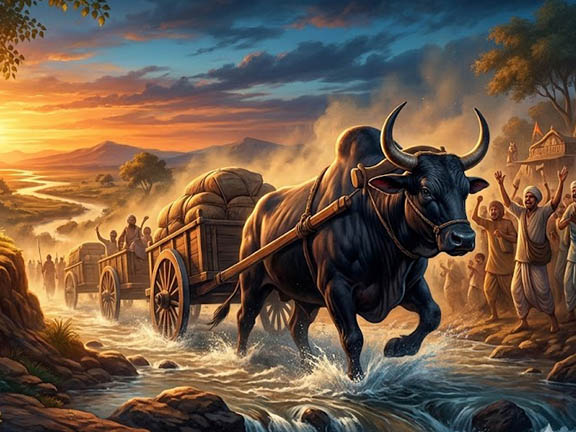 Джатака о чёрном быке