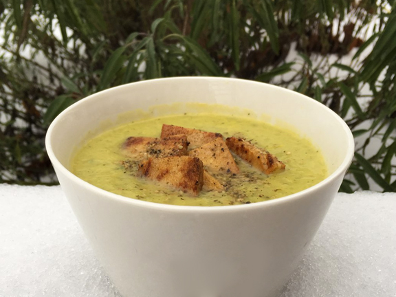 Овощной суп с тофу