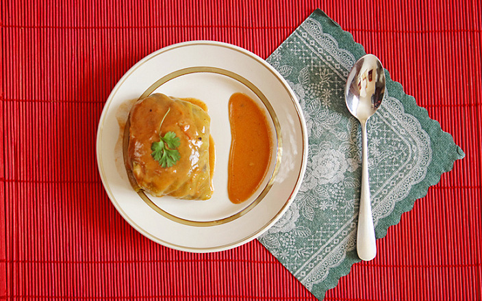 вегетарианские голубцы