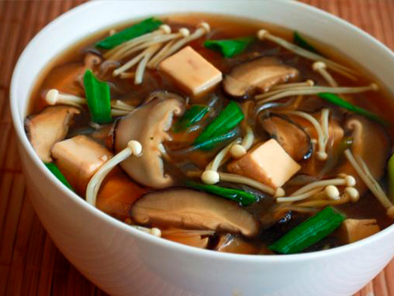 Мисо-суп с шиитаки
