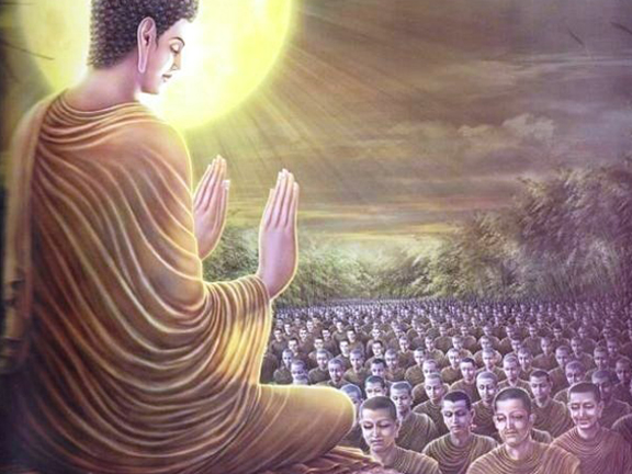 Буддачарита.  Жизнь Будды Глава 17 - Свита