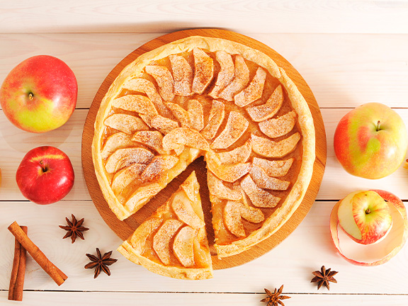 Веганский яблочный пирог