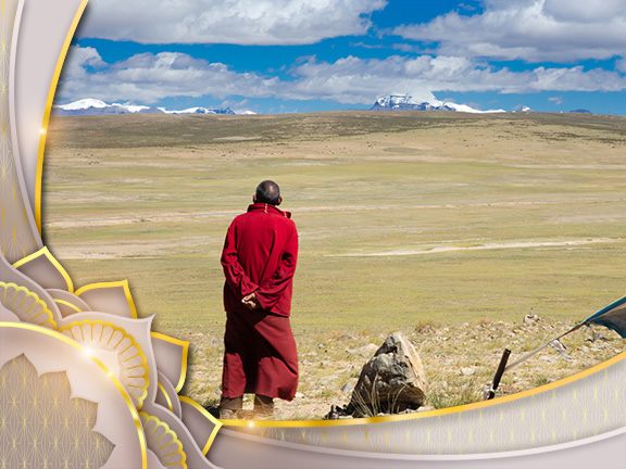 Тибет 2019. Часть 7. Пещера Падмасамбхавы у оз. Манасаровар. Дарчен