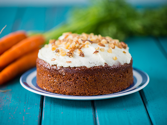 Постный морковный торт