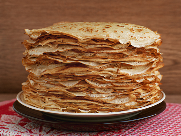 Рецепт постных блинов на воде