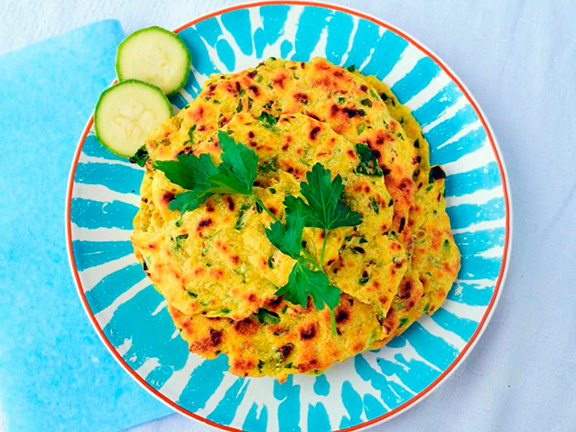 Лепёшки с цуккини и специями