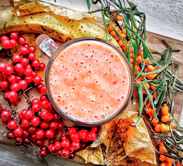 Облепихово-калиновый смузи