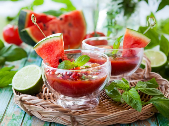 Гаспачо с арбузом