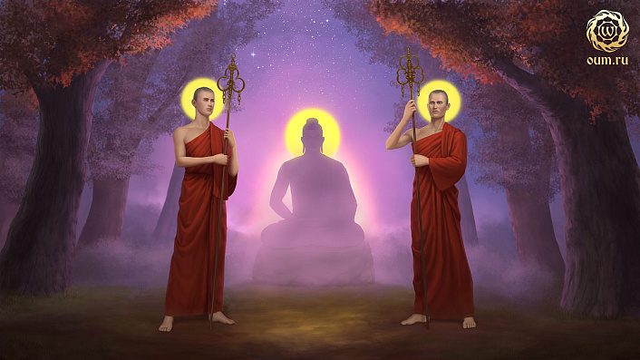 Будда с главными учениками