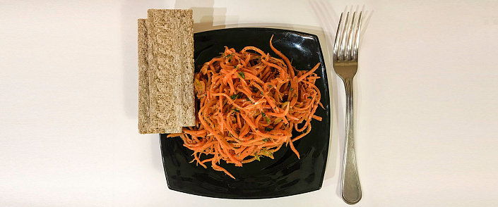 Сыроедческая морковь по-корейски