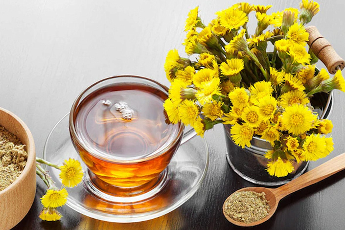 напиток из Мать-и-мачеха фото