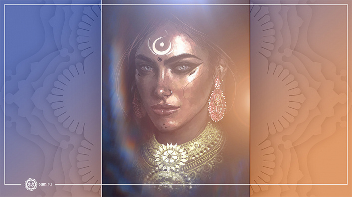 девушка, серьги