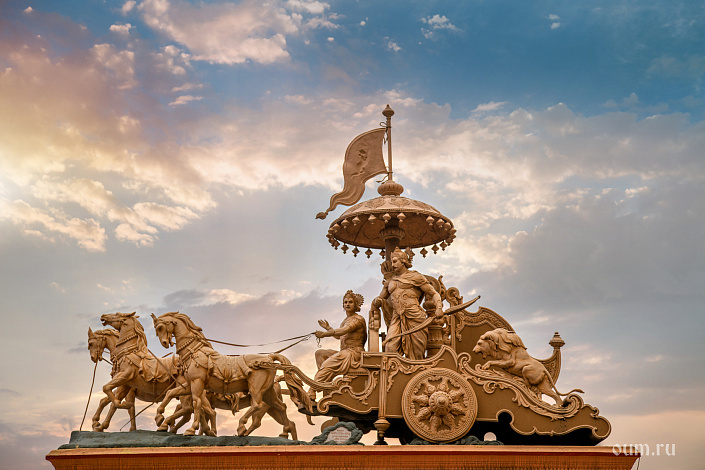 Кришна и Арджуна фото