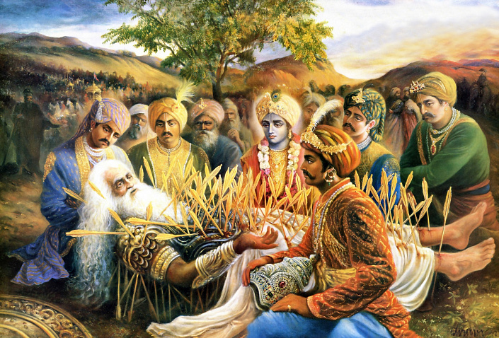 бхишма на ложе из стрел