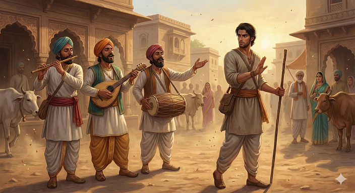 Музыканты и вор