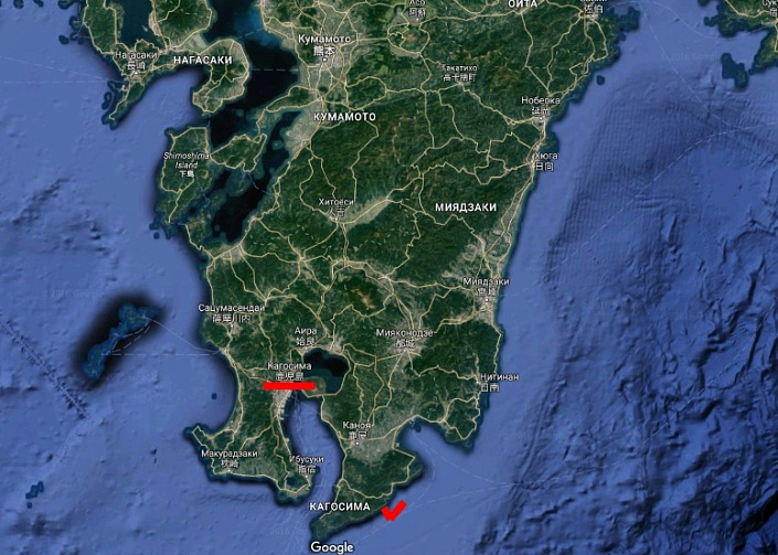 карта японии