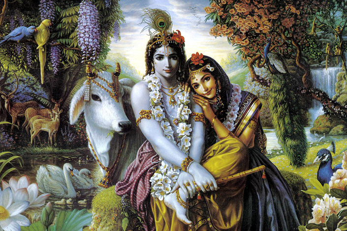 Кришна и Радха фото