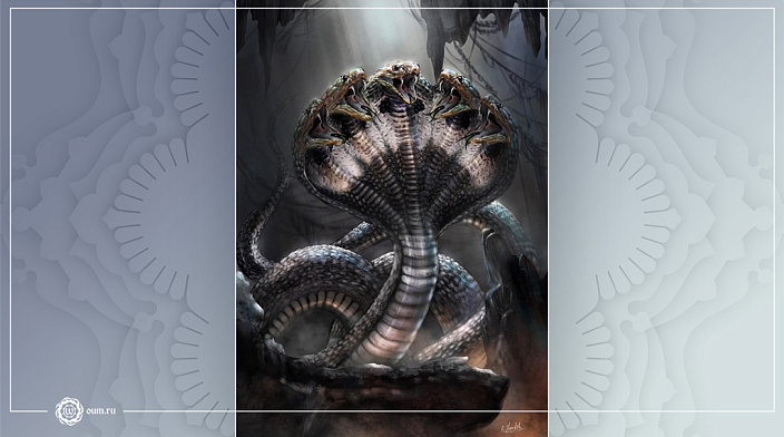 ананта шеша с пятью головами