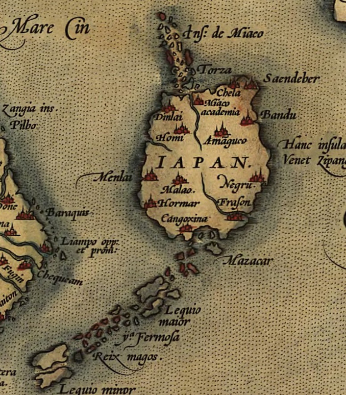 древняя карта японии