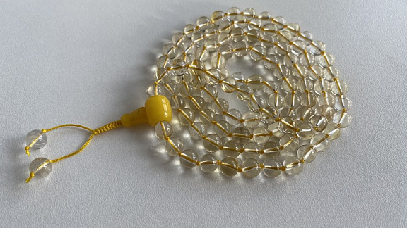 Чётки из цитрина