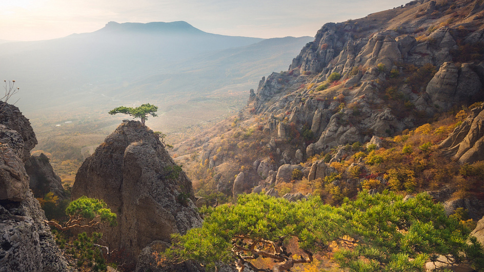 горы, небо, скалы, демерджи