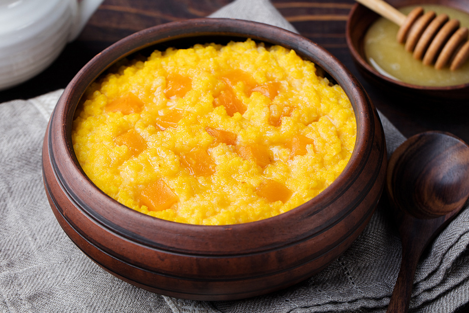 пшено, тыква, каша