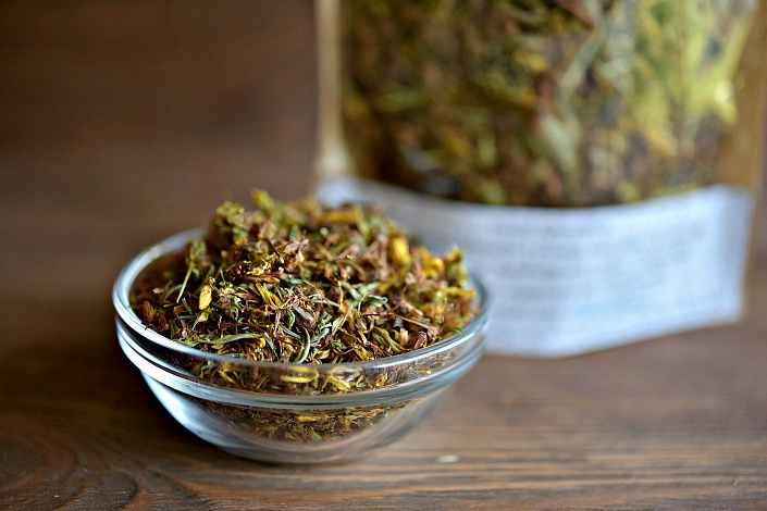 сушеный зверобой фото