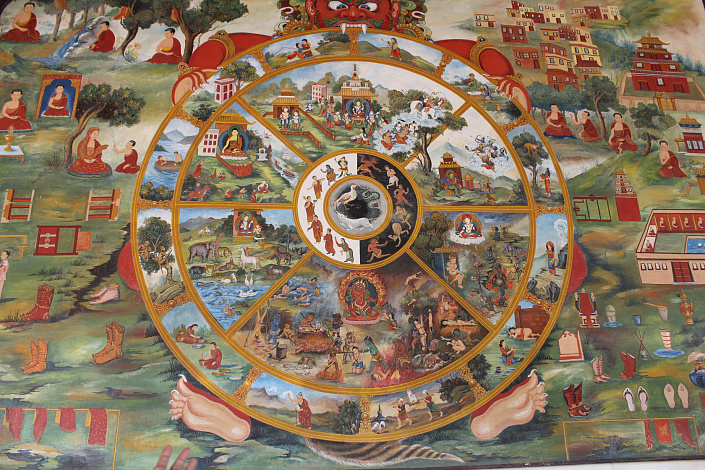 мара и колесо сансары фото