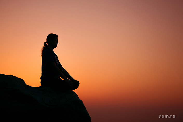 медитация на рассвете фото