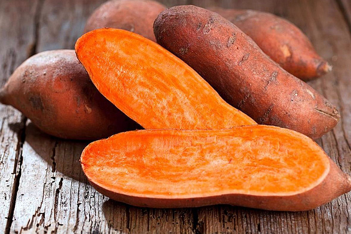 оранжевый батат фото