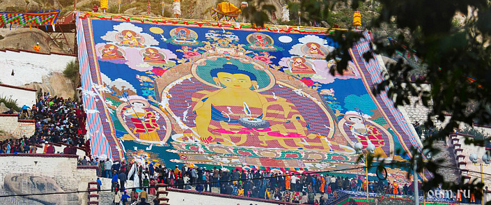 Особые места в Тибете. Монастырь Дрепунг