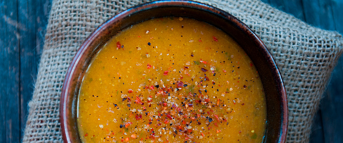 Согревающий овощной крем-суп