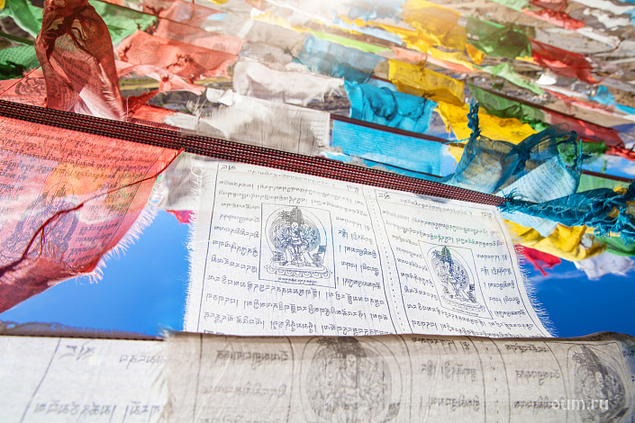 тибетские флаги фото