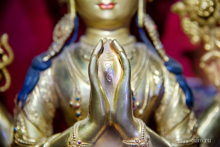 намасте, статуя