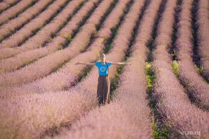 девушка в лавандовых полях фото