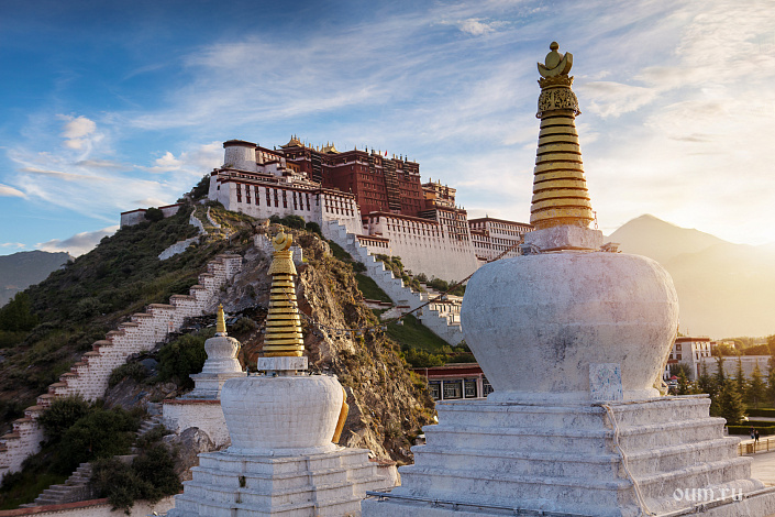 ступа, тибет